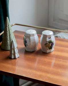 Nestor, the salt and pepper shaker set in earthenware N°533