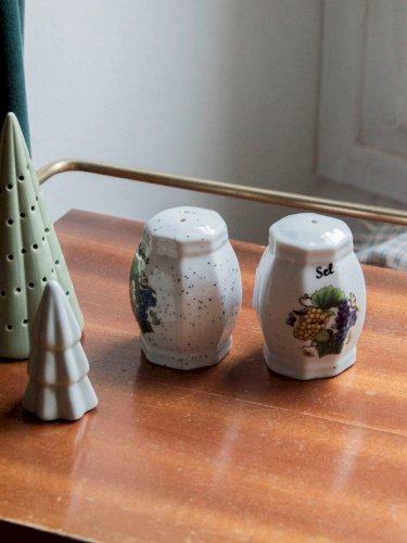 Nestor, le service salière poivrière en faïence N°533