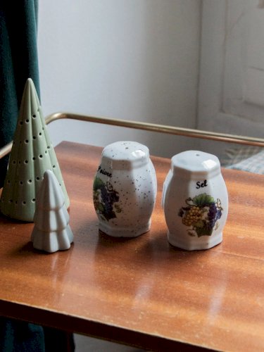 Nestor, le service salière poivrière en faïence N°533