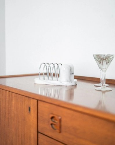 Nestor, l'ensemble salière et poivrière en marbre N°457