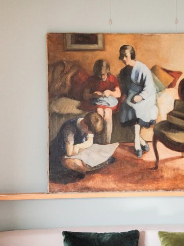 Nina, la grande toile peinte N°145