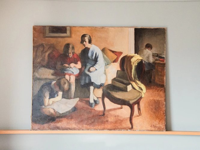 Nina, la grande toile peinte N°145