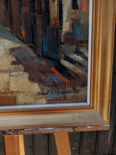 Nina, la peinture encadrée de provence N°256