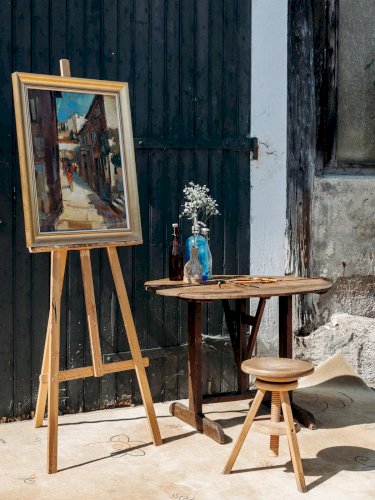 Nina, la peinture encadrée de provence N°256