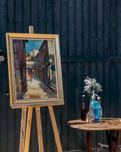 Nina, la peinture encadrée de provence N°256