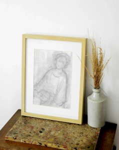 Nina, the pencil canvas No. 234