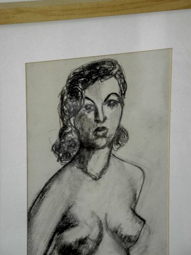 Nina, la toile au fusain N°235