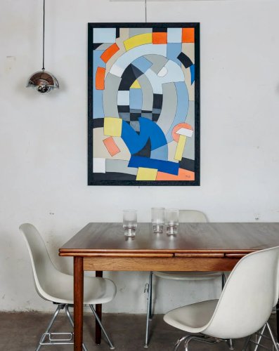 Nina, la toile colorée N°65