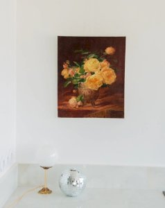 Nina, la toile peinte aux roses N°143