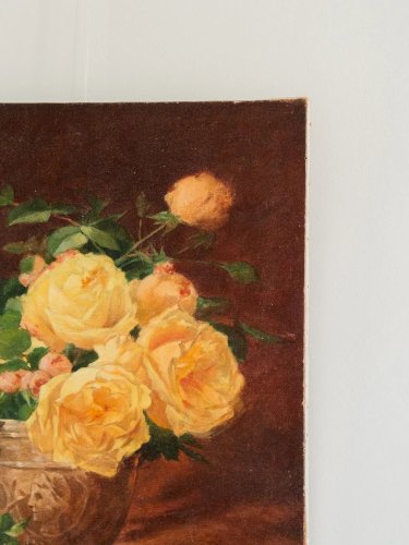 Nina, la toile peinte aux roses N°143