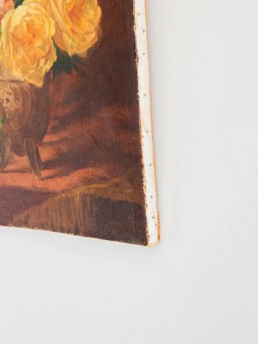 Nina, la toile peinte aux roses N°143