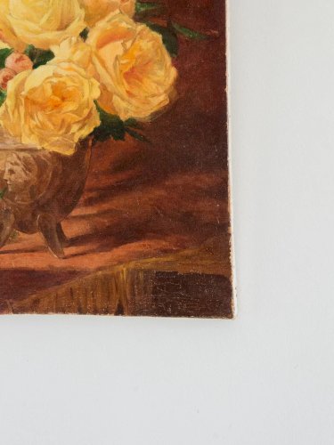 Nina, la toile peinte aux roses N°143