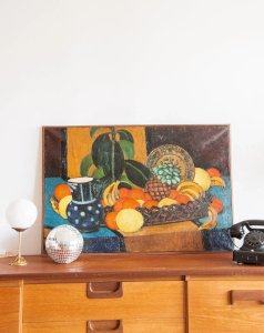 Nina, la toile peinte colorée N°168