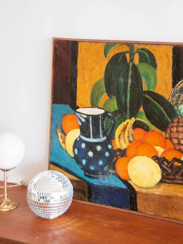 Nina, la toile peinte colorée N°168