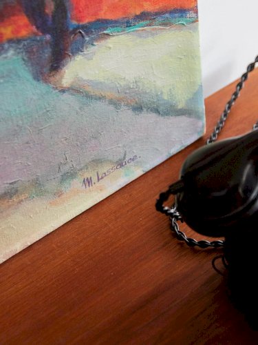 Nina, la toile peinte équestre N°161