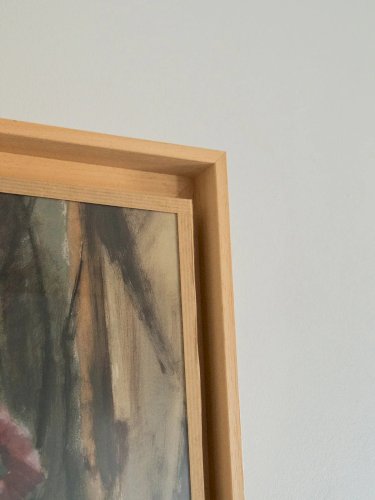 Nina, la toile peinte fleurie N°133