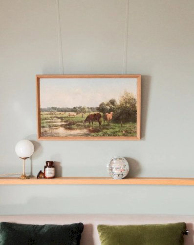 Nina, la toile peinte verdurée N°153