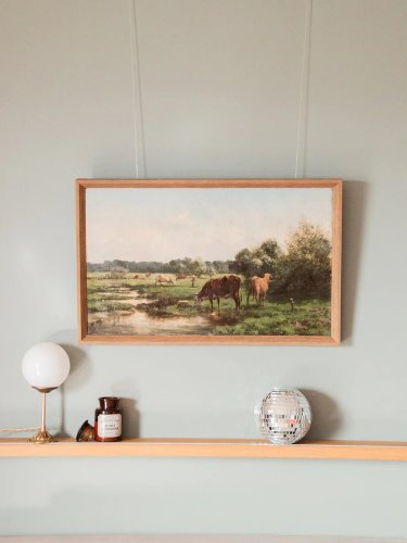 Nina, la toile peinte verdurée N°153