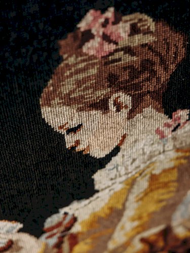 Nina, le canevas de femme encadré N°319