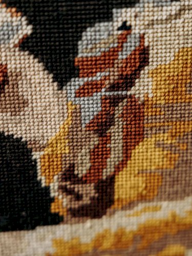 Nina, le canevas de femme encadré N°319