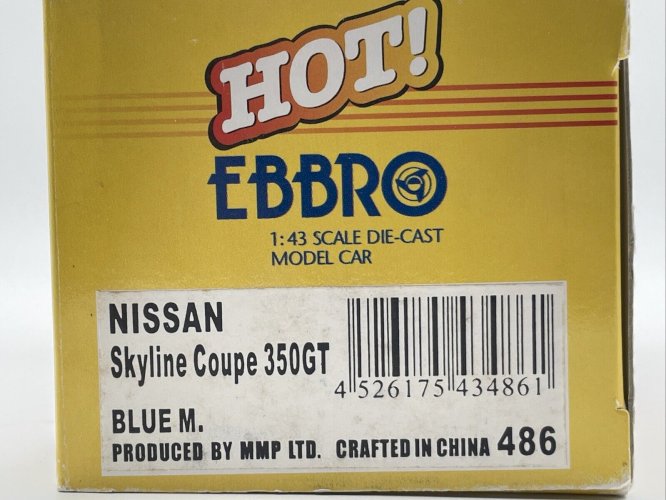 Nissan Skyline Coupé 350GT 1/43 Ebrro