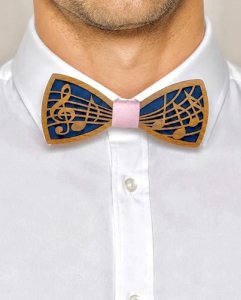Wooden bow tie – Music Theme