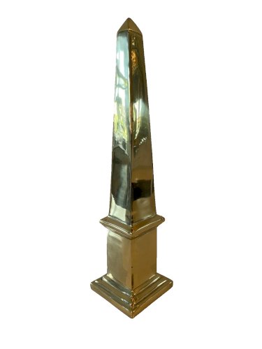 Obélisque en bronze lustré et poli XX siècle