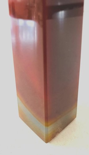 Obélisque en pierre d'Agathe rubanée XX siècle