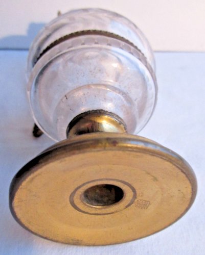 Objet religieux, Burette d'église, cristal ciselé et laiton doré, Napoléon III