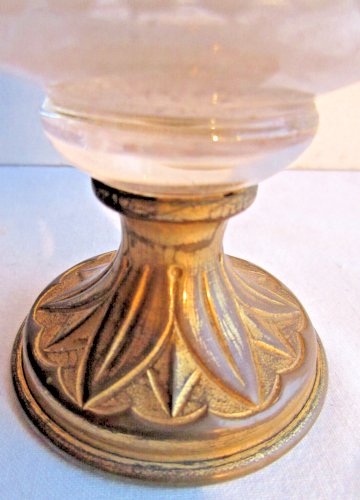 Objet religieux, Burette d'église, cristal ciselé et laiton doré, Napoléon III