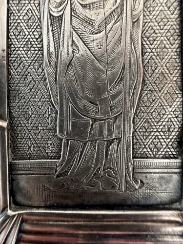 Objet religieux–Saint évêque–début XXe siècle art déco Ancien Vintage Collection