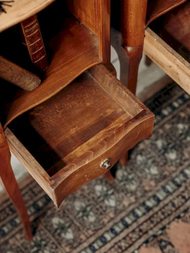 Odile, la paire de chevets fins en bois N°594