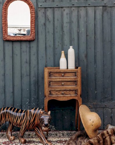 Odile, la table de chevet bois N°429