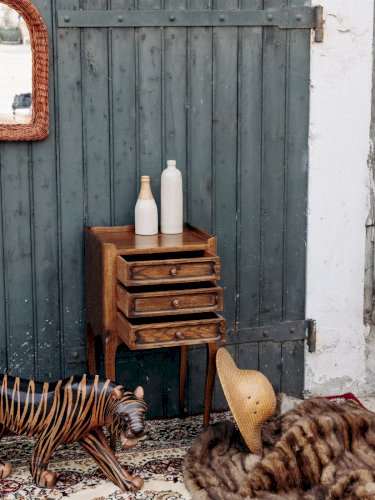 Odile, la table de chevet bois N°429