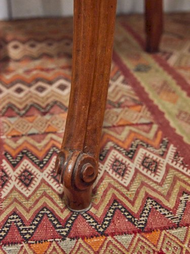 Odile, la table de chevet en bois et marbre N°661