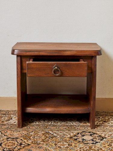Odile, la table de chevet en bois N°1187