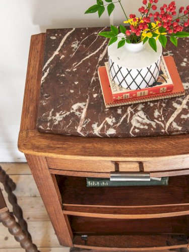 Odile, la table de chevet en bois N°361