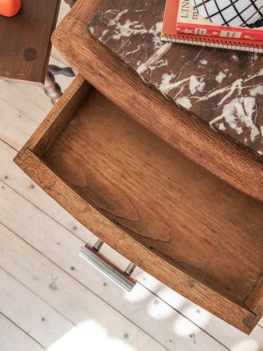 Odile, la table de chevet en bois N°361