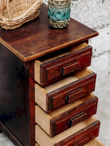 Odile, la table de chevet en bois N°497