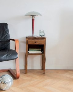 Odile, the wooden bedside table N°537