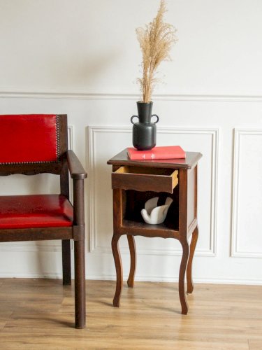 Odile, la table de chevet en bois N°547