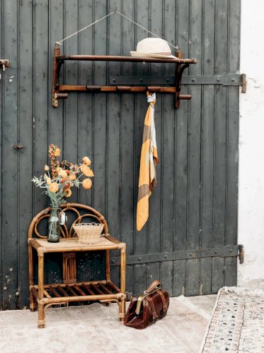 Odile, la table de chevet en rotin N°517