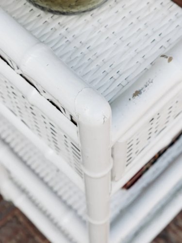 Odile, le chevet blanc en rotin N°511