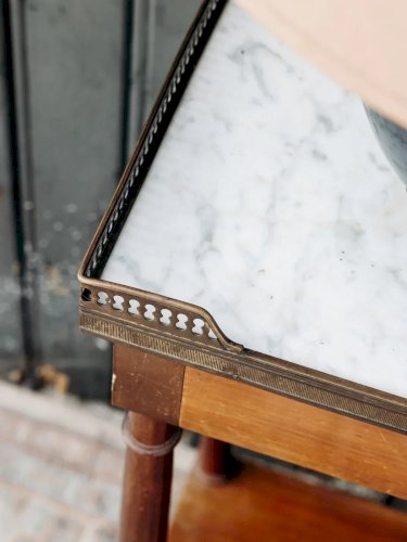 Odile, le chevet en bois et marbre N°510