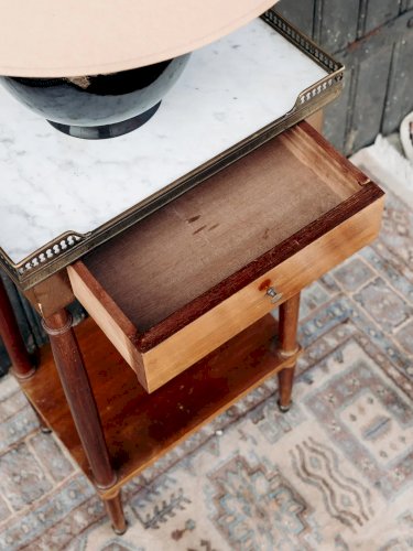 Odile, le chevet en bois et marbre N°510