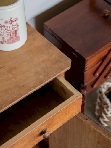 Odile, le grand chevet en bois N°627