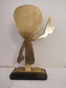 oeuvre excuse me human? en impression 3d par lartiste pop art / street art PBS