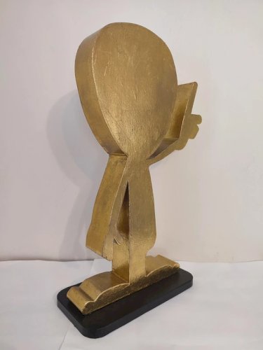 oeuvre excuse me human? en impression 3d par lartiste pop art / street art PBS