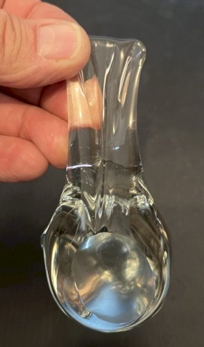 oiseau en pate de verre presse papier décoration vintage verrerie