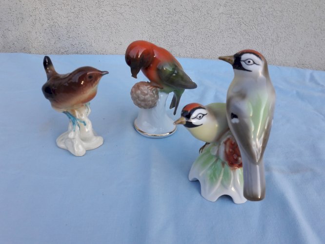 Oiseaux en porcelaine